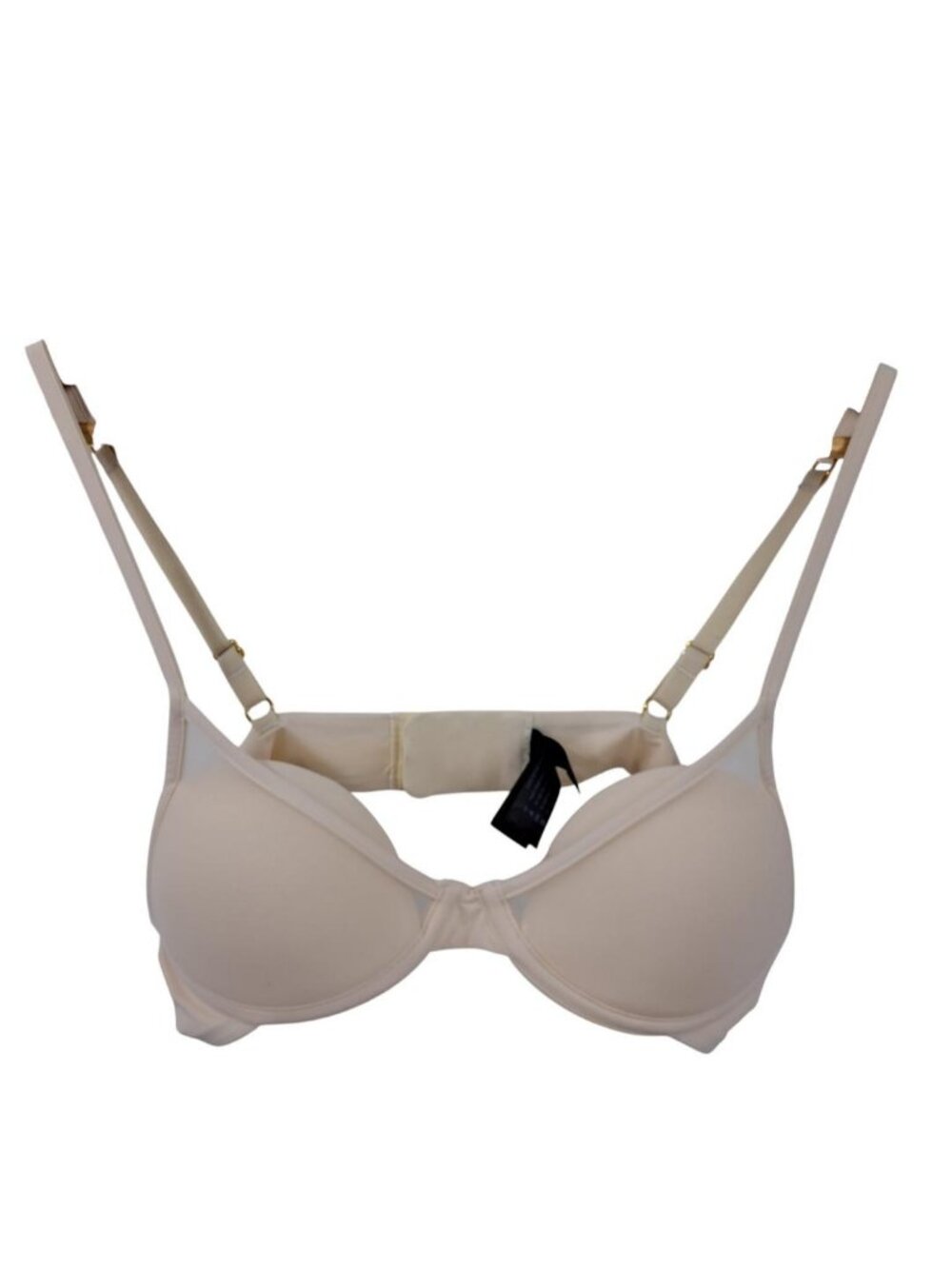 Pepper Classic All You Beige Underwire Bra Size 34AA  Sheer Lined Adjustable